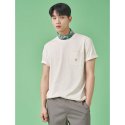 빈폴 멘(BEANPOLE MEN) [Green] [BCycle] 포켓 라운드 티셔츠  아이보리 (BC3342N170)