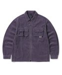 디스이즈네버댓(THISISNEVERTHAT) Corduroy Utility Shirt Purple