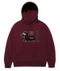 한량(HANRYANG) HR 0061 puppy hoodie maroon 강아지 와인색후드