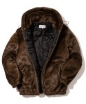 킹아카이브(THE K-ING ARCHIVES) Heavy Fur Jacket 001 (Brown)