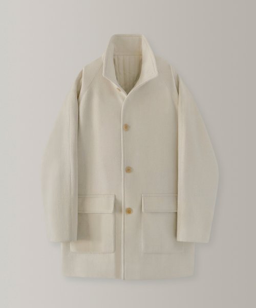 Musinsa Lafudgestore Woolrich Raglan Car Coat Ivory