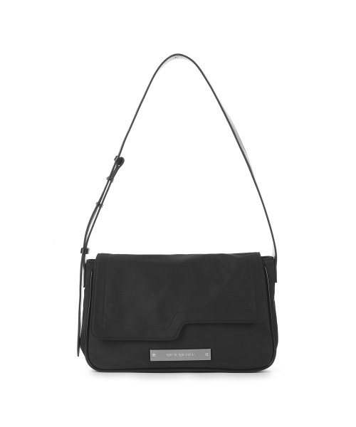 Musinsa Nick Nicole Crystal Wave Point Messenger Bag Black