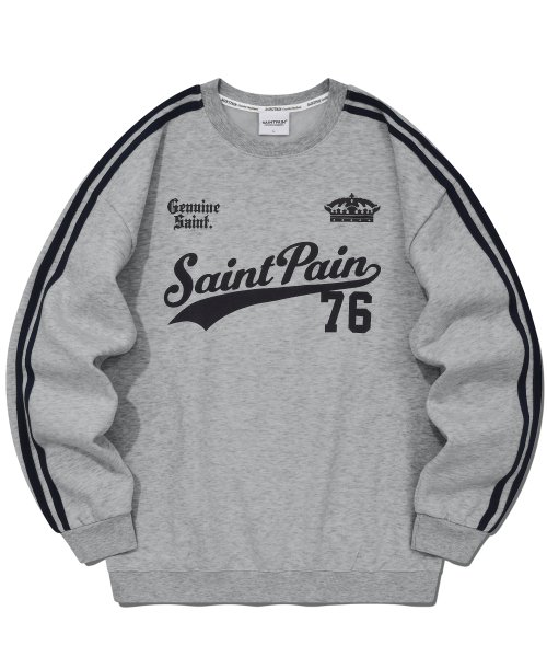 MUSINSA SAINTPAIN SP Team League Crew Neck Gray