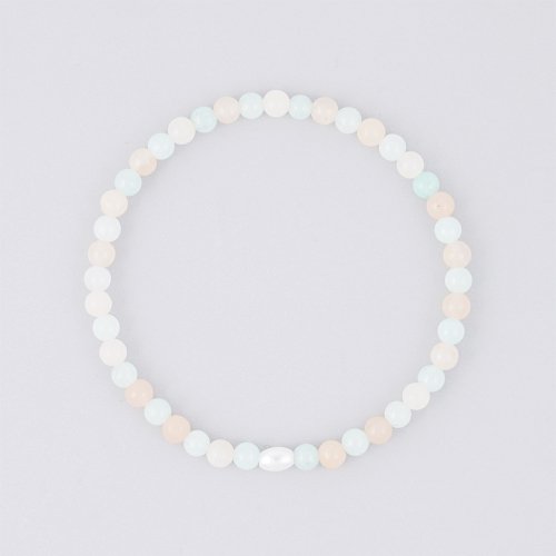 Pearl Point Pastel Gemstone Bracelet (J2302-AC120_GN)