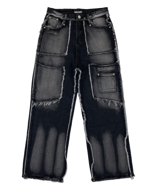 Musinsa Born Slippy Vintage Wide Black Jeans