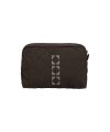 Quilted Pouch Brown