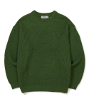 비터(BITTER) Washble Standard Crewneck Knit Green