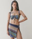 르브아시스(REVOIRSIS) RVIS shirring bikini skirt multi