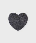 삭스어필(SOCKS APPEAL) wool heart hair pin grey