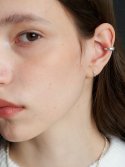 러브미몬스터(LOVE ME MONSTER) [Silver] Essential Ring Earrings 10mm (L233MER090)