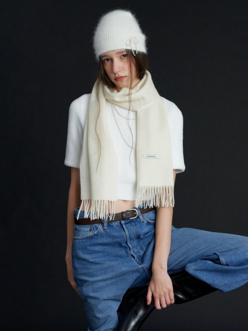 Soft Wool Muffler_WH (L234MSF020)