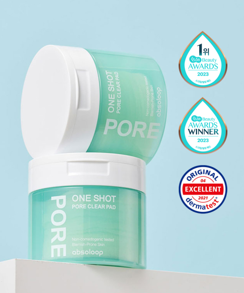 ABSOLOOP One Shot Pore Clear Pore Pad 60 Sheets