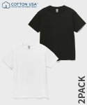 길단(GILDAN) [2PACK] 20수 ASIAN FIT 베이직 코튼 티셔츠