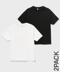 트리플에이(AAA) 2PACK [203g] 베이식 반팔 티셔츠 18수