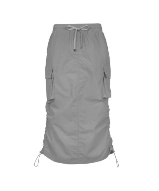 리마지(REMAGIE) Shirring nylon skirt (gray)