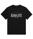 바리게이트(BARIGATE) SHADOW 로고 오버핏 반팔 티셔츠 (BS003) 블랙/화이트