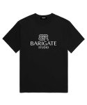 바리게이트(BARIGATE) BR STUDIO 오버핏 반팔 티셔츠 (BS004) 블랙/화이트