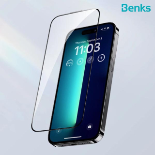 벤크스(BENKS) 아이폰15 프로 맥스 플러스 글래스 아머 사파이어 코팅 강...