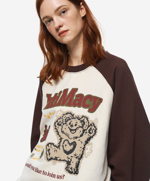 Musinsa Cpgn Studio Macy Bear Sweatshirt Beige Brown