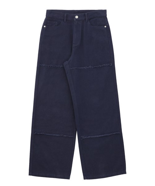 Cutting Line Pants [DEEP BLUE]