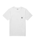 바리게이트(BARIGATE) 포인트 포켓 티셔츠 - 화이트 (B15TS010)