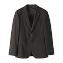 커스텀멜로우(CUSTOMELLOW) penteadora plain brown suit jacket_CWFBM24403BRX