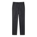 커스텀멜로우(CUSTOMELLOW) gray mesh suit pants_C9FCM24302GYX