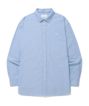 커버낫(COVERNAT) 피그먼트 옥스포드 셔츠 라이트 블루