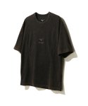 일꼬르소(IL CORSO) [일꼬르소X미즈노] 워시드 로고 반팔 티셔츠 블랙 IETS4E703BK