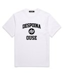 우즈(OUSE) 클래식 로고 오버핏 반팔 티셔츠 (DS003) 화이트