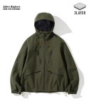 유니폼브릿지(UNIFORM BRIDGE) 3layer wp hood jacket olive green