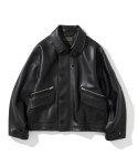 유니폼브릿지(UNIFORM BRIDGE) mk3 vegan leather jacket black