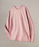 시그니처(SIGNATURE) 올시즌 폰테 릴렉스핏 긴팔 티셔츠[핑크]