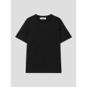 에잇세컨즈(8SECONDS) 베이직 라운드넥 반소매 티셔츠  블랙 (324242LY15)