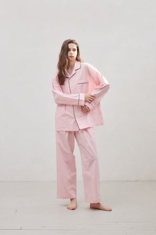 파피요트(PAPIYOT) breeze long pajamas set pink