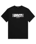 바리게이트(BARIGATE) CHESS LOGO 오버핏 반팔 티셔츠 (BS020) 블랙