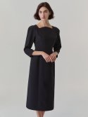 레티켓 스튜디오(LETQ STUDIO) 포터리 드레스, 블랙