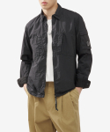 씨피 컴퍼니(CP Company) 남성 타일론 L 셔츠 재킷 - 블랙 / 16CMSH111A005783G999
