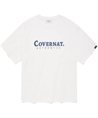 커버낫(COVERNAT) 어센틱 로고 티셔츠 화이트