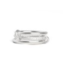 티오유(TOU) [Silver925] WE002 Silver connected simple rings