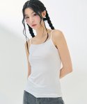 체이스컬트(CHASECULT) 여성 베이직 끈나시 티셔츠-DDZG8251A01