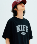 네스티킥(NASTYKICK) [NK] Kiff Arch Logo Tee (Black)_K24QB704