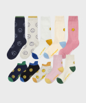 삭스어필(SOCKS APPEAL) [2pack] emoji socks 2pack SET