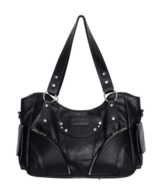 이우가마카라스(IUGAMAKARAS) Studded Leather Shoulder Bag