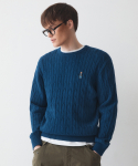 후아유(WHO.A.U) Steve Cable Sweater(M) / WHKAE2302M