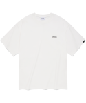 커버낫(COVERNAT) 스몰 어센틱 로고 티셔츠 화이트