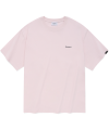 스몰 어센틱 로고 티셔츠 라이트 핑크