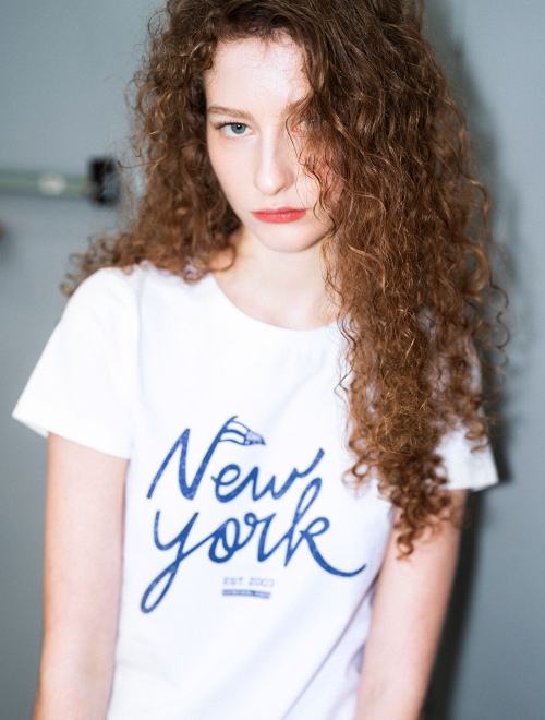 Musinsa General Idea New York Crop Short Sleeve T Shirt White