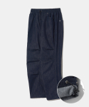 다이아몬드 레이라(DIAMOND LAYLA) Unmodified Denim String Wide Pants P16  Blue Denim