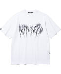 낫포너드(NOT4NERD) Thunder Blur Logo T-Shirts - White